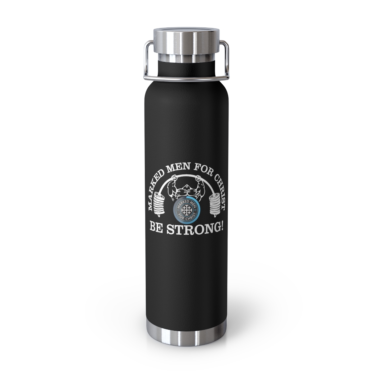 Be STRONG Weightlifter Copper Vacuum Insulated Bottle, 22oz